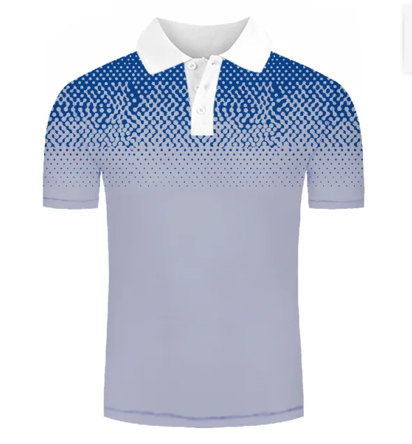 polo-300 BIANYILONG Summer Hot Polo Shirt Men Short Sleeve Polo Shirt Red square 3d printed Shirts Slim Fit Cotton Men's Polo Shirt - Цвет: polo-300