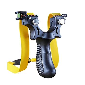 

Quick Compression Slingshot Powerful Catapult Laser Aiming Point with Rubber Band Outdoor Hunting Shot