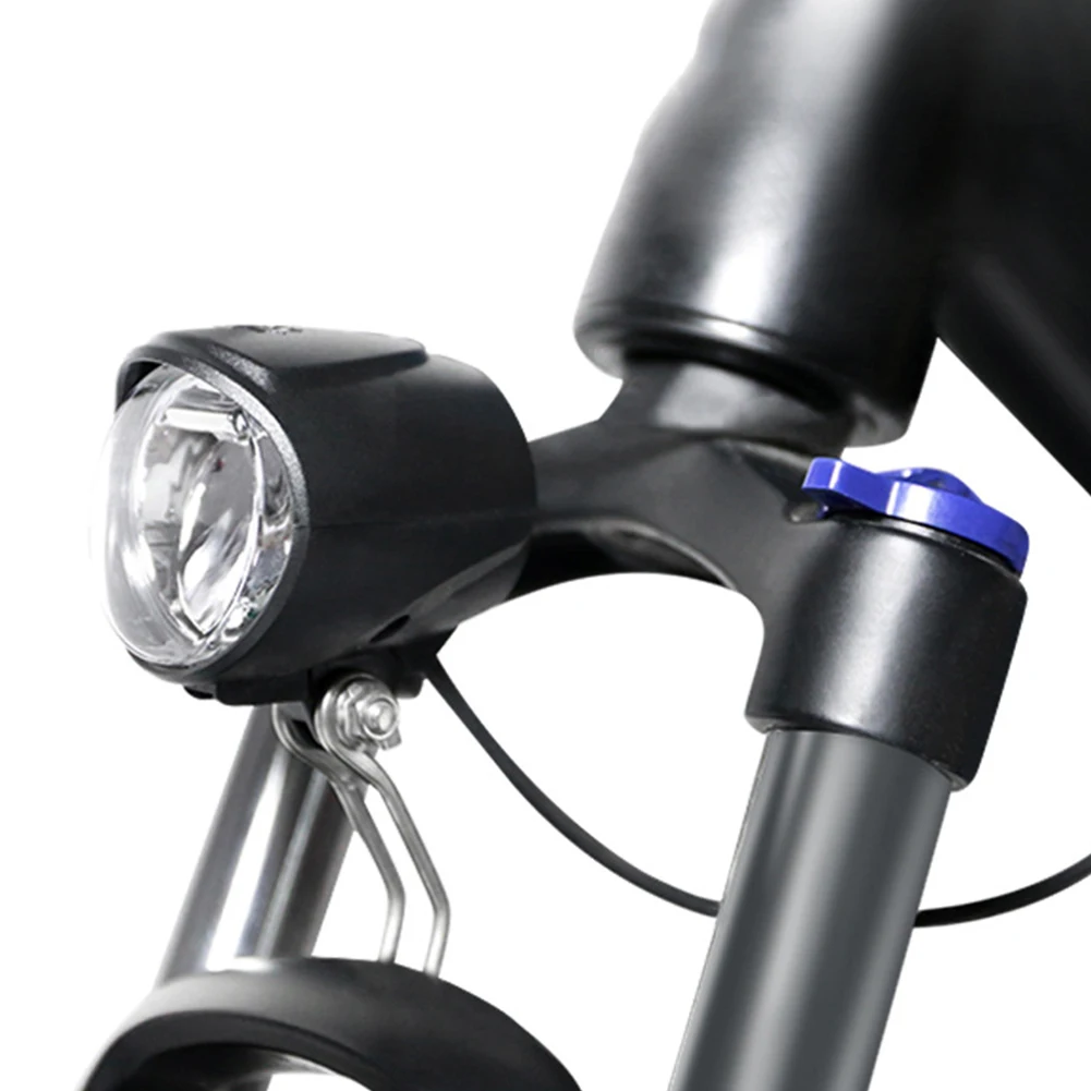 Велосипед светильник для электрического велосипеда 6V образным вырезом спереди светодиодный головной светильник, фара для электровелосипеда в светильник велосипедный фонарь безопасности Предупреждение Перезаряжаемые велосипед аксессуары