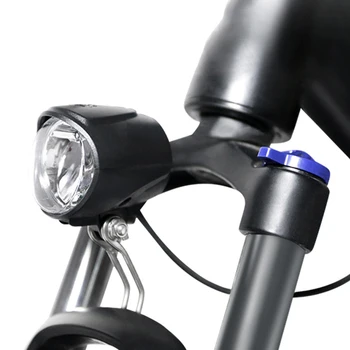 

Bike Light Electric Bicycle 6V Front LED Headlight eBike Light Bicycle Lamp Safety Warning Rechargeable Bike Accessories