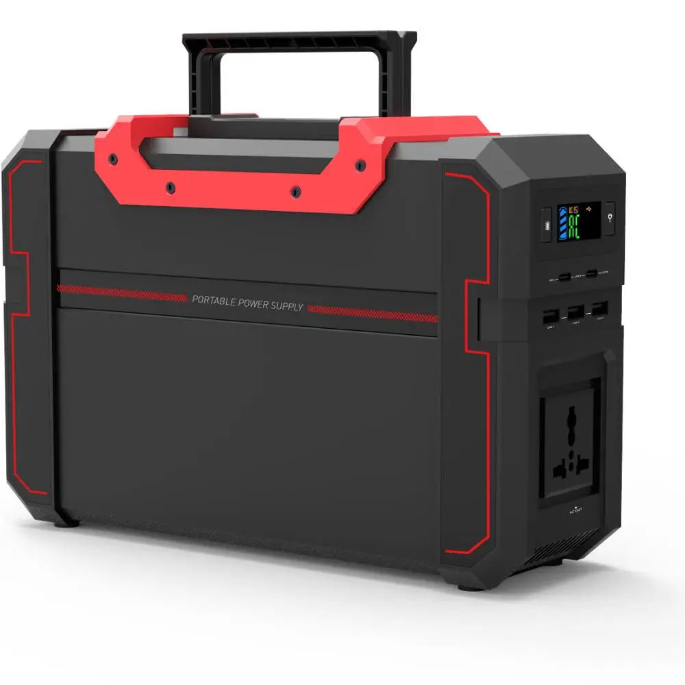 US $468.86 444Wh Camping Generator Lithium Polymer Battery Powered Generator450W AC Output Multifunction Power Station For Travel