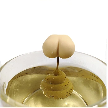 

Poop Shaped Tea Filter Silicone Tea Infuser Bag Tea Strainer Herb Spice Filter Diffuser Teapot Kitchen Tools Tea Strainer