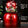 Jingdezhen Ceramic Crystal Glaze Red Vase Flower Arrangement Home Chinese Living Room Decoration Festive Wedding Decoration 3