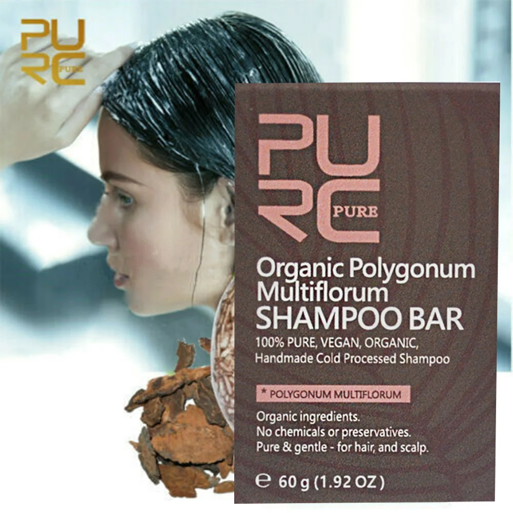 Polygonum Handmade Reverse Shampoo Bar Hair Darkening Shampoo Bar Conditioner and Repair Essence KG66 Polygonum Handmade Reverse Shampoo Bar Hair Darkening Shampoo Bar Conditioner and Repair Essence KG66