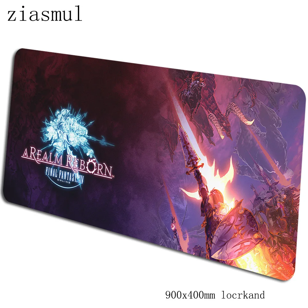 Final fantasy xiv коврик для мыши 900x400x3 мм игровой коврик для мыши xl коврик для мыши для геймера компьютерный стол Kawaii коврик notbook mousemat pc - Цвет: pattern 9