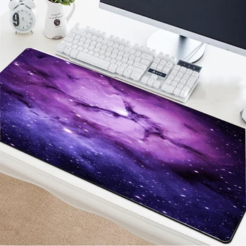 

Yuzuoan Cosmic MousePad Supports Custom Landscape Large Table Mat Non-slip Stripe Rubber Locking-edge Carpet Mat Fabric Durable