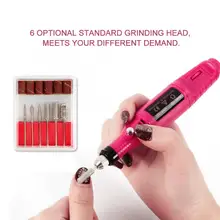 Оверси Быстрая профессиональное электрическое сверло для ногтей пилка маникюрный набор педикюр инструмент для резьбы шлифовальная полировка