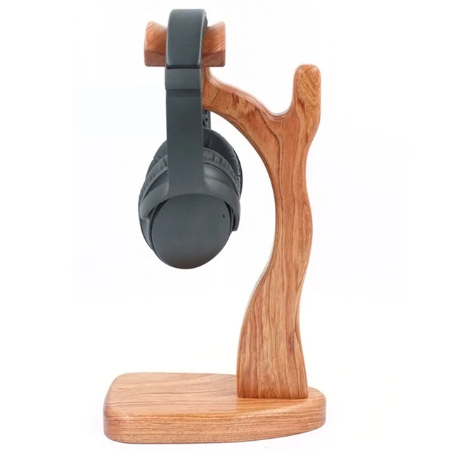 Support de casque universel en bois classique, support de casque d'écouteur,  présentoir de bureau, jeu, sauna, téléphone - AliExpress