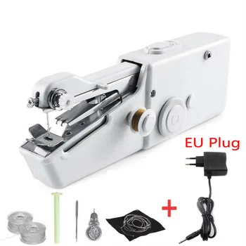 

Portable Mini Hand Sewing Machine Household handheld Sewing Machine Electric Stitch Needlework Set for DIY Clothes Stitchin