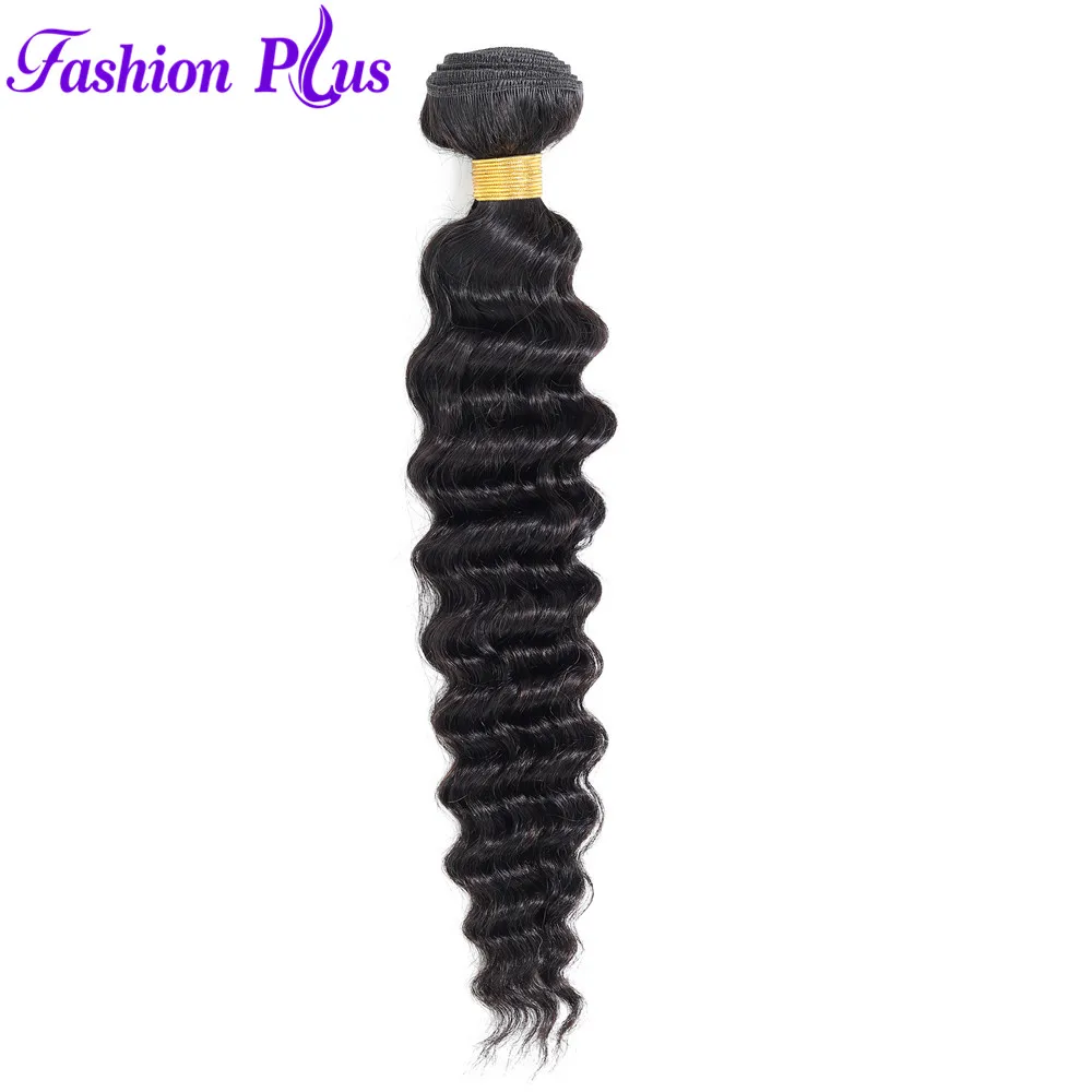 Мода плюс перуанские глубокая волна пучки можно купить 3/4 пучков сделки Remy человеческих волос для наращивания перуанские пучки волос