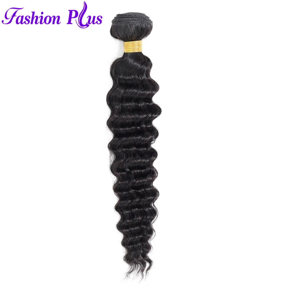Fashion Plus Peruvian Deep Wave Bundles Can Buy 3/4 Bundles Deal 100% Remy Human Hair Extensions Peruvian Hair Bundles