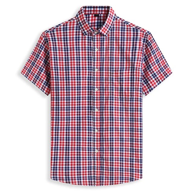 قميص رجالي بأكمام قصيرة ، قطن ، كاجوال ، اختيار متعدد الألوان ، جديد ، 2020  - AliExpress