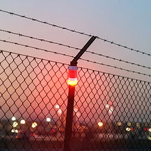 Водонепроницаемый Солнечный свет безопасности человеческого тела индукционные звук Предупреждение свет в течение 30 дней с Батарея сигнал SOS для ТМ