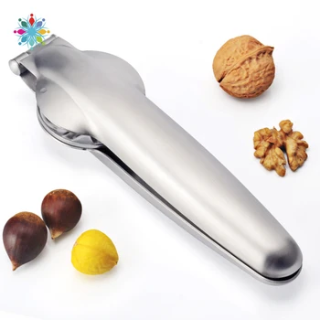 

2In1 Treasure Sheller Stainless Steel Chestnut Clip Walnut Nut Opening Peeling Artifact Chestnut Clip Opening Tool Kitchen Tools