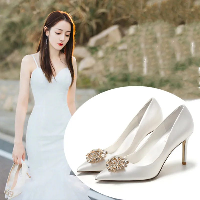 large size bridal shoes