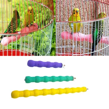 

11-26cm Parrot Standing Stick Pet Bird Claw Beak Grinding Bar Bird Perch Stick Pet Bird Chew Toy Bird Cage Accessories