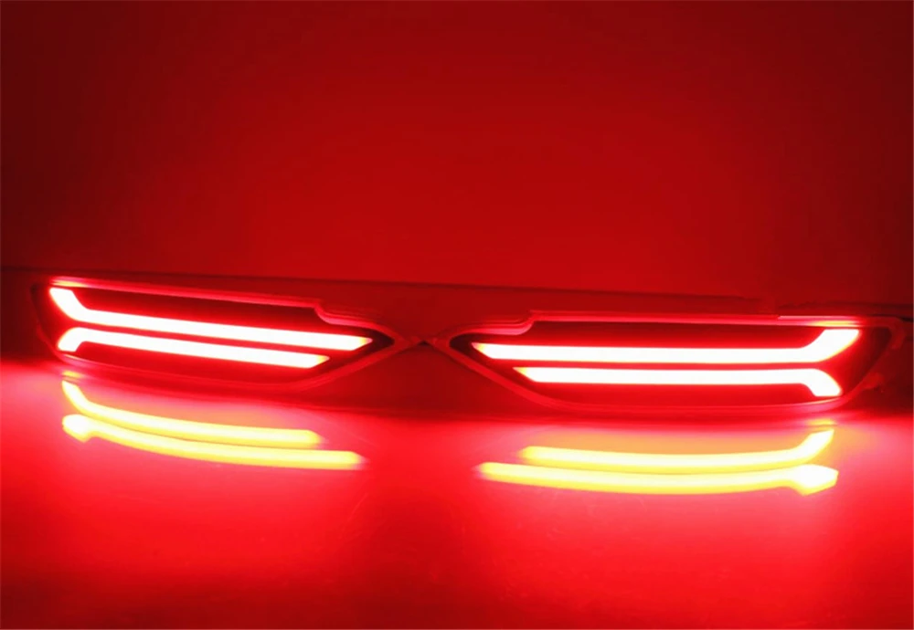 CSGJMY 2 шт Автомобильный Светодиодный отражатель светильник для Hyundai tucson 2015 2018