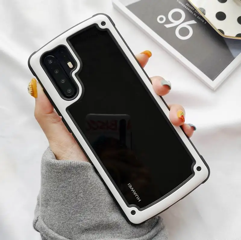 Противоударный жесткий прозрачный чехол для iPhone 6 6s 7 8 Plus X XS Max XR 5,8 6,1 6,5 Heavy Duty для samsung huawei