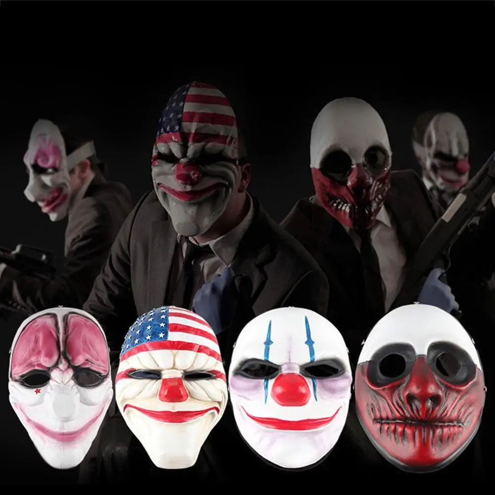 Payday 2 маскарадные маски для Хэллоуина Маскарадные костюмы костюм