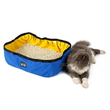 Складные Kitty/Bunny постельные принадлежности для путешествий Складная Коробка для кошачьих туалетов уличная подстилка для домашних животных