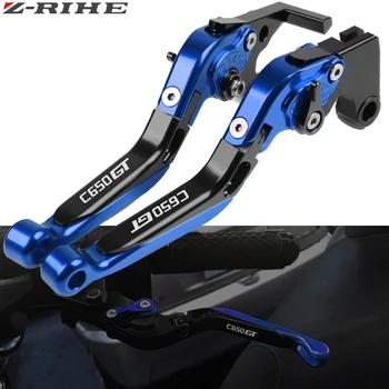 

For BMW C650GT C650 GT 2011 2012 2013 2014 2015-2017 Motorcycle Accessories Folding Extendable Brake Clutch Levers LOGO C650GT