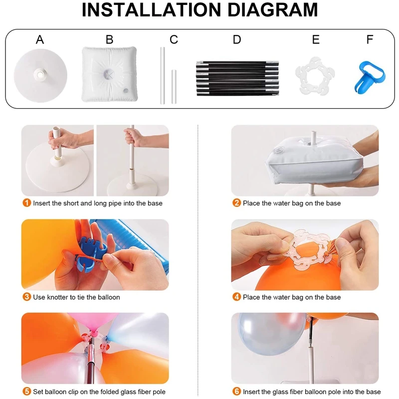 1 set Outil d'arche de support de ballon, Mode en ligne