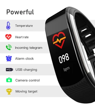 

Gosear C6T Smart Watch Band Temperature Measure Sport Fitness Sleep Tracker with Call Reminder for Men Women Daily Life