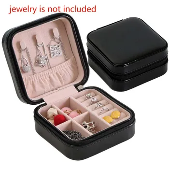 

Travel jewelry case packing box Jewelry Box Makeup organizer Cosmetic box for jewelry casket earring&Ring boxes birthday gift