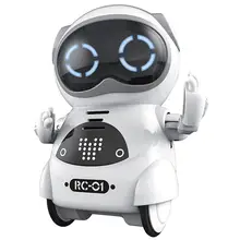 Pocket Robot Talking Interactive Dialogue Voice Recognition Record Singing Dancing Telling Story Mini Intelligent Robot Toy