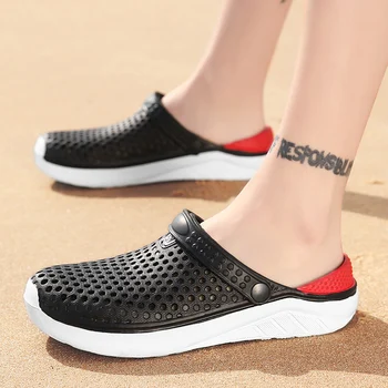 

Light Breathable Outdoor Sandals Summer Men Shoes 2020 Walking Beach Sandals Non-slip Soft Sandals Casual Lovers Slippers
