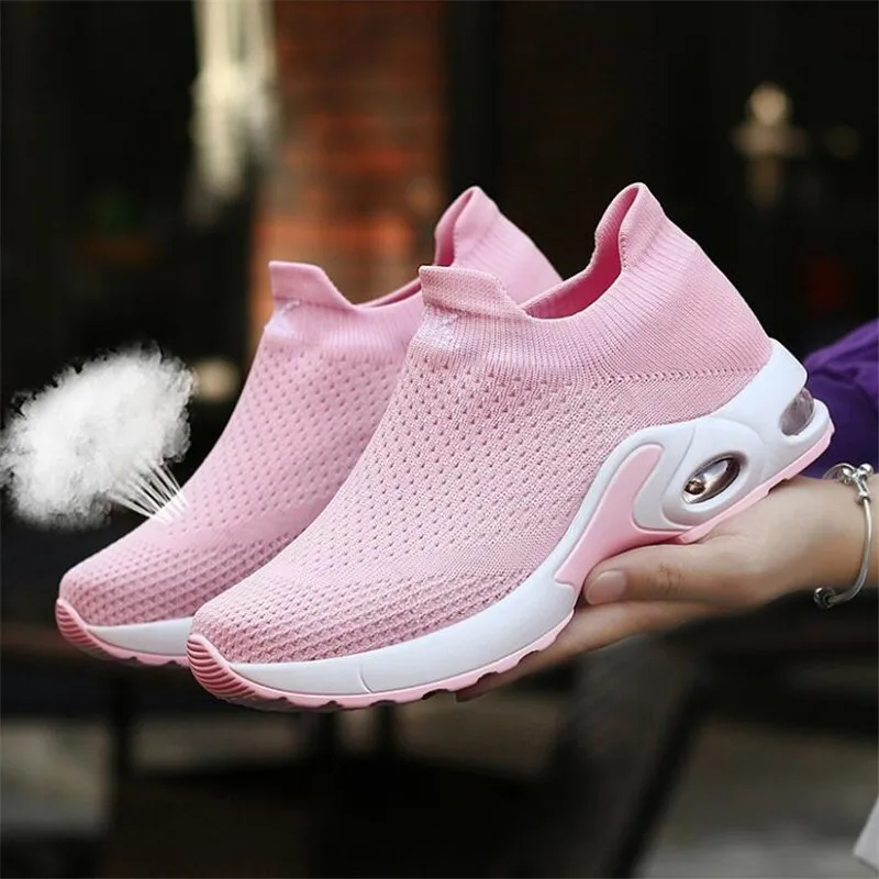 

Woman Casual Shoes Breathable 2019 Sneakers Women New Arrivals Fashion Mesh Sneakers Shoes Women Size 35-43 Sexemara Hevxm Panie