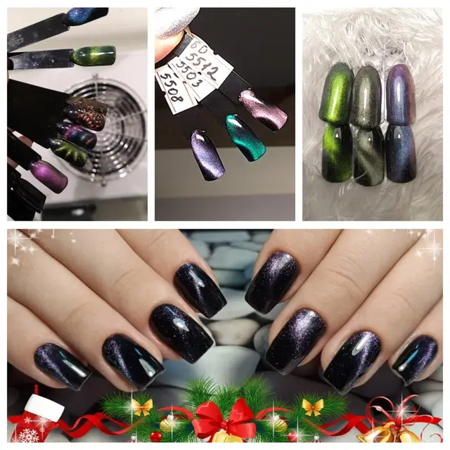 Elite99 10ml Nail art 9D Chameleon Katze Auge Nagel Gel Magnet Tränken Weg Vom UV Gel Nagellack Glänzende Gel uv-lacke Schwarz Basis Benötigen