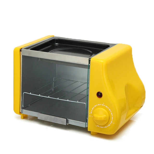 Mini forno elettrico multifunzione per arrosti, panetteria, uova fritte, frittata, padella, macchina per la colazione, macchina per il pane, tostapane_voghion.com