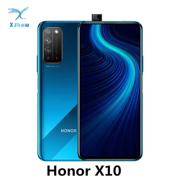 

Honor X10 5G Smartphone 4300mAh 6.63 Inch Kirin 820 Octa core 40MP Rear camera 6GB RAM 64GB ROM Cell phones