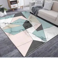 Геометрические принтованные ковры для гостиной, спальни, коврик для прихожей, коврик для ванной, кухни, впитывающий воду, Противоскользящий коврик для двери