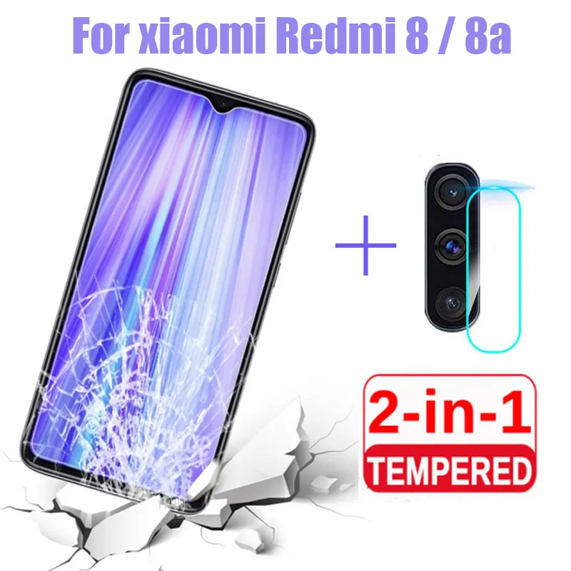 2 в 1 стекло для объектива камеры для redmi 8 8a закаленное стекло для защиты экрана для redmi 8A красный mi8 redmi 8 Mi8a защитная пленка