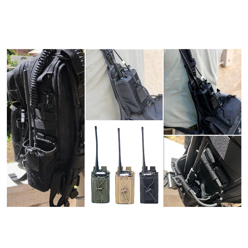 Walkie Talkies чехол-радио Molle двухсторонний чехол держатель радио, 3 цвета