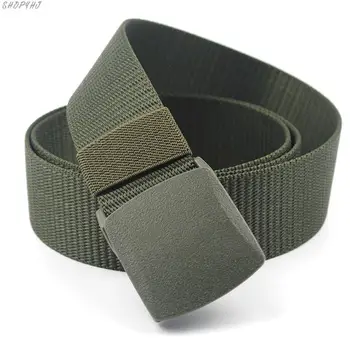 

High Quality Automatic Buckle Nylon Belt Tactical Waist Belt Unisex add long Belts 140cm Hot sale Men /women belt