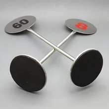 20 шт нержавеющая сталь стол номер стенд настольная столешница металлический номер вывески Ресторан стол вывеска стоячий