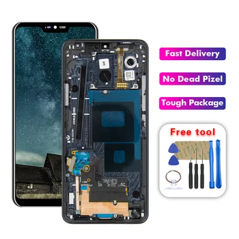 

6.1''LCD For LG G7 thinQ LCD G710 G710EM G710PM G710VMP LCD Display Touch Screen Assembly Digitizer Frame Free Tools