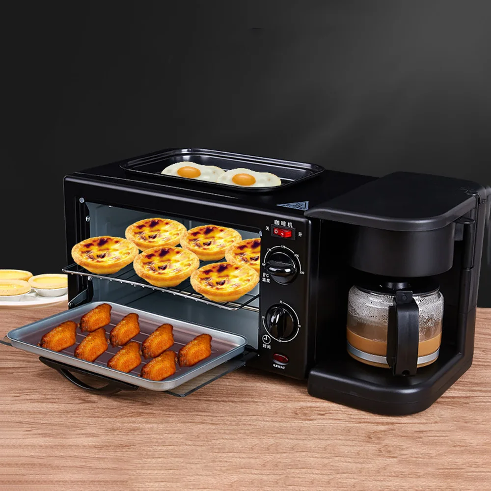 Multifunctional breakfast machine household three-in-one coffee