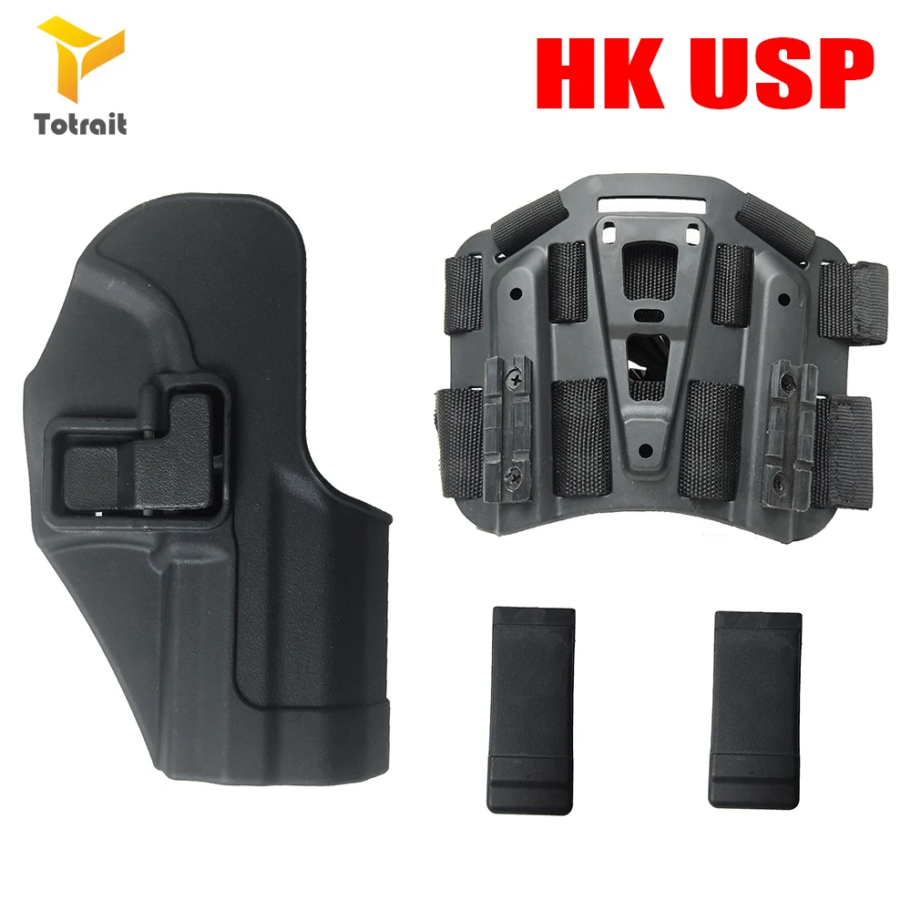 

TOtrait CQC Leg Gun Holster for HK USP gun accessories Tactical Holster Holder Gun Holster Leg Adapter