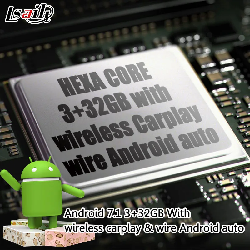 Lsailt Android gps навигационная система коробка для Mercedes benz GLE W166 NTG 5,0 видео интерфейс коробка зеркальная ссылка ML youtube waze - Размер экрана, дюймов: Advanced carplay and
