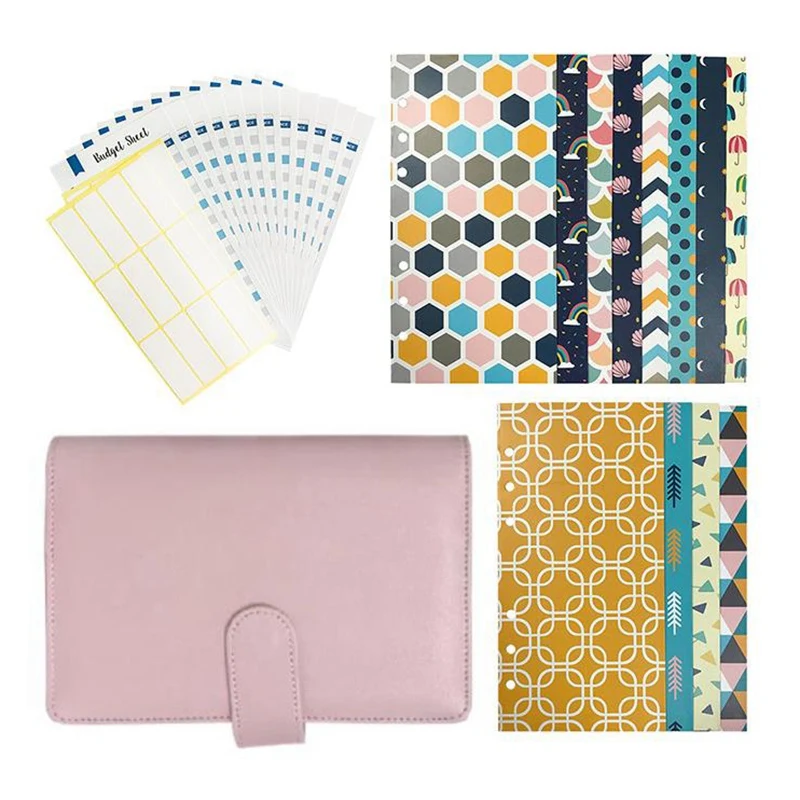 Billetera con sobre de presupuesto de efectivo, sobres de efectivo para presupuestar 12 sobres de presupuesto de dinero, para presupuestar y ahorrar dinero