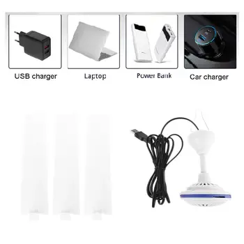 

Canopy Ceiling Fan USB Tent Fan for Bed Camping Outdoor Room Hanging Hanger Fan