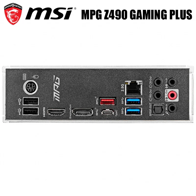 100% New MSI MPG Z490 GAMING PLUS Motherboard LGA