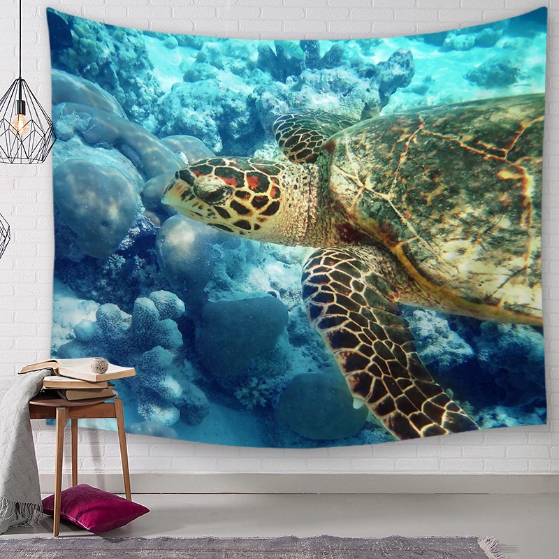 

Turtle Style Tapestries Mandala Blankets Tapestry Celestial Indian Tapestry Wall Hanging Throw Bohemian Curtain Towel