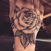 Tatuaje temporal a prueba de agua pegatina flor Rosa tatuaje falso Flash tatuaje mano brazo pie Tato arte corporal para chica mujeres hombres ► Foto 2/6