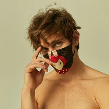 

1pcs Plane or car station special Skincare party dress up protect dust spray Washable health as girl boyfriend gift fashion mask