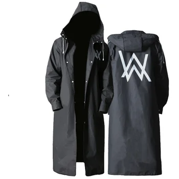 

Stylish EVA Black Raincoat Adult Waterproof Outdoor Long Style Men Hiking Poncho Environmental rain coat